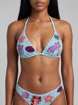 سمراء Samaraa Blue Bikini Bottom