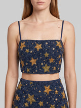 Celestial Night Navy Co-ord Skirt