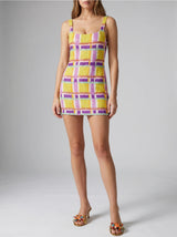 Candy-stripe Mini Dress