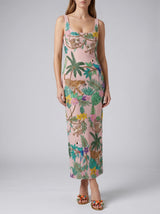 Tropica Pink Maxi Dress