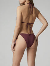 Orion Beaded Burgundy Bikini Top
