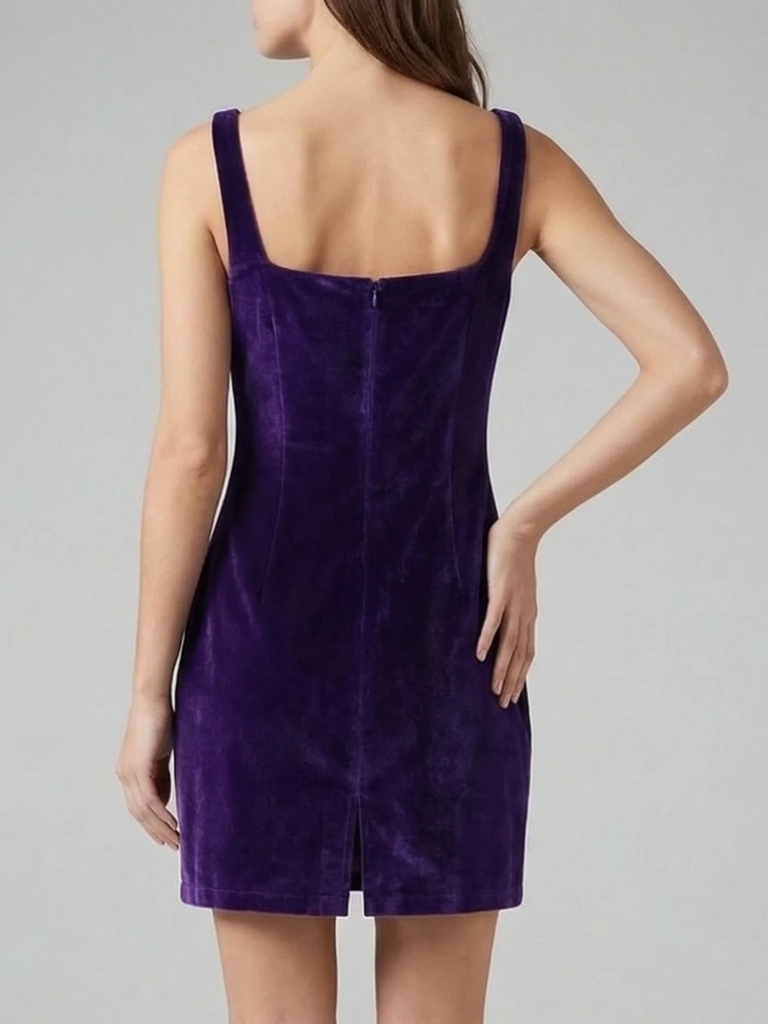 Coral Purple Mini Dress