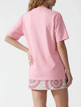 Plage Pink Tee Beaded Tshirt