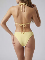 Cherry Yellow Bikini Top