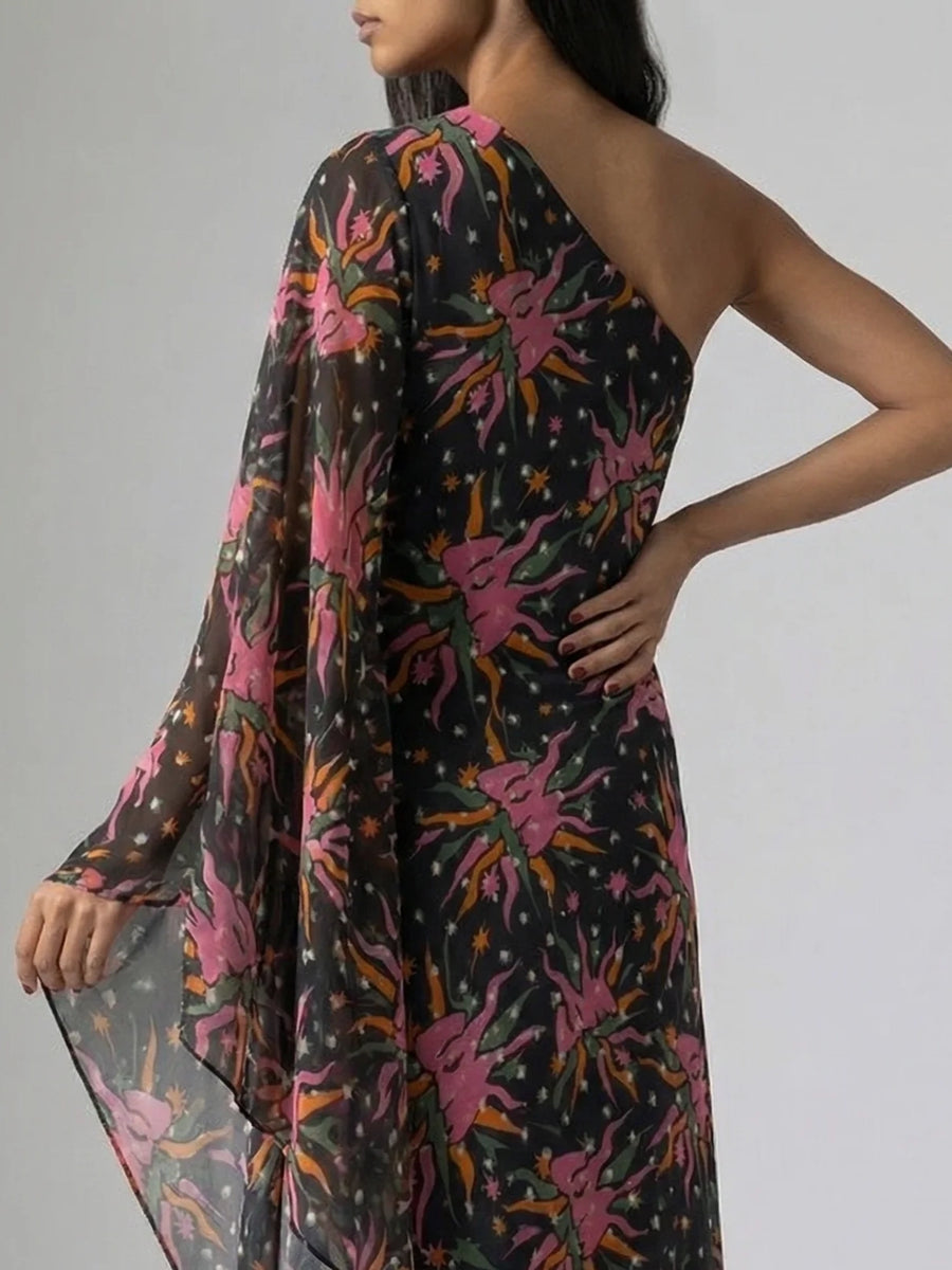 Alena One Shoulder Party Dress