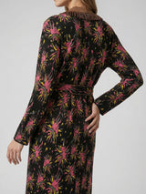 Midnight Bloom Fringe Robe