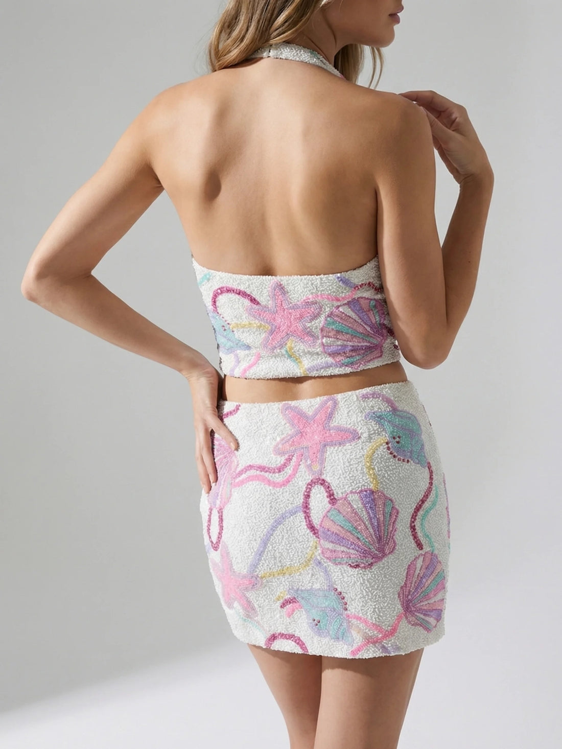 Celeste Beaded Co ord Skirt