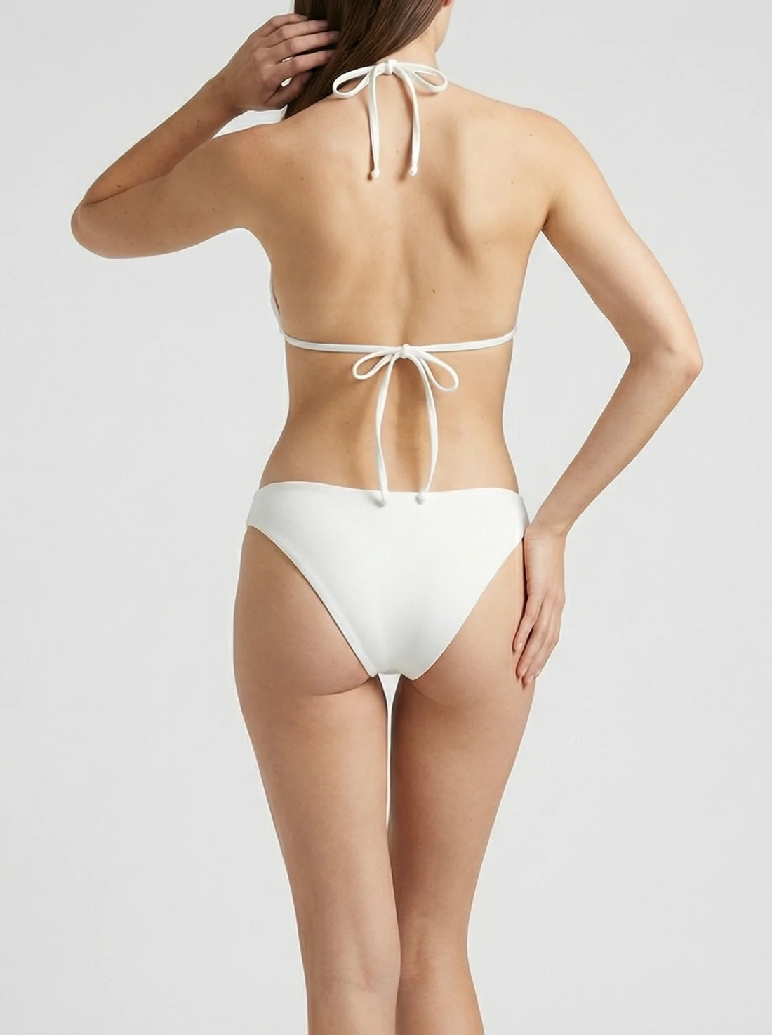 Ocean Wave White Bikini Top