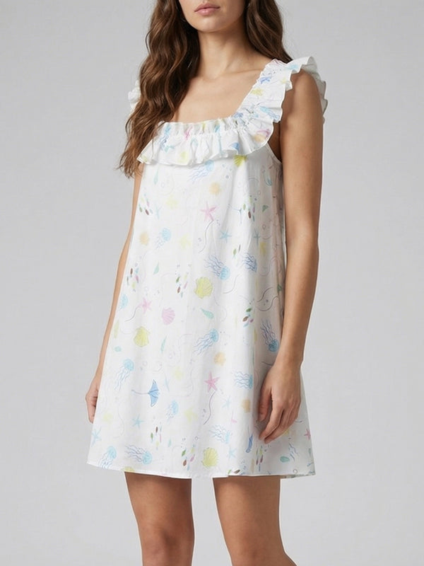 Oceanus x It's 9pm Penelope Sealife Dress