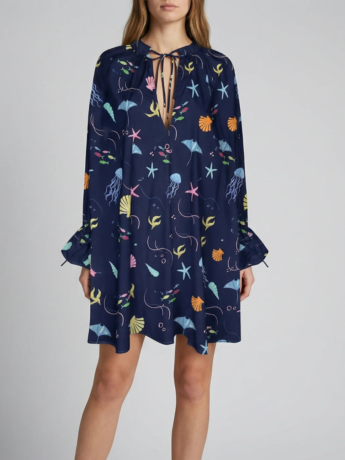 Oceanus x It's 9pm Margot Sealife Dress