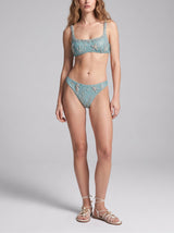 Ocean Starfish Green Bikini Bottom