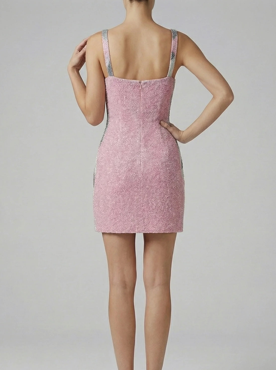 Sofia Hand  Beaded Party Dress Multi Color