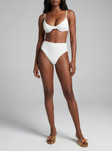 Ariel Hand Embroidered Underwire Bikini Bottom Multi Color