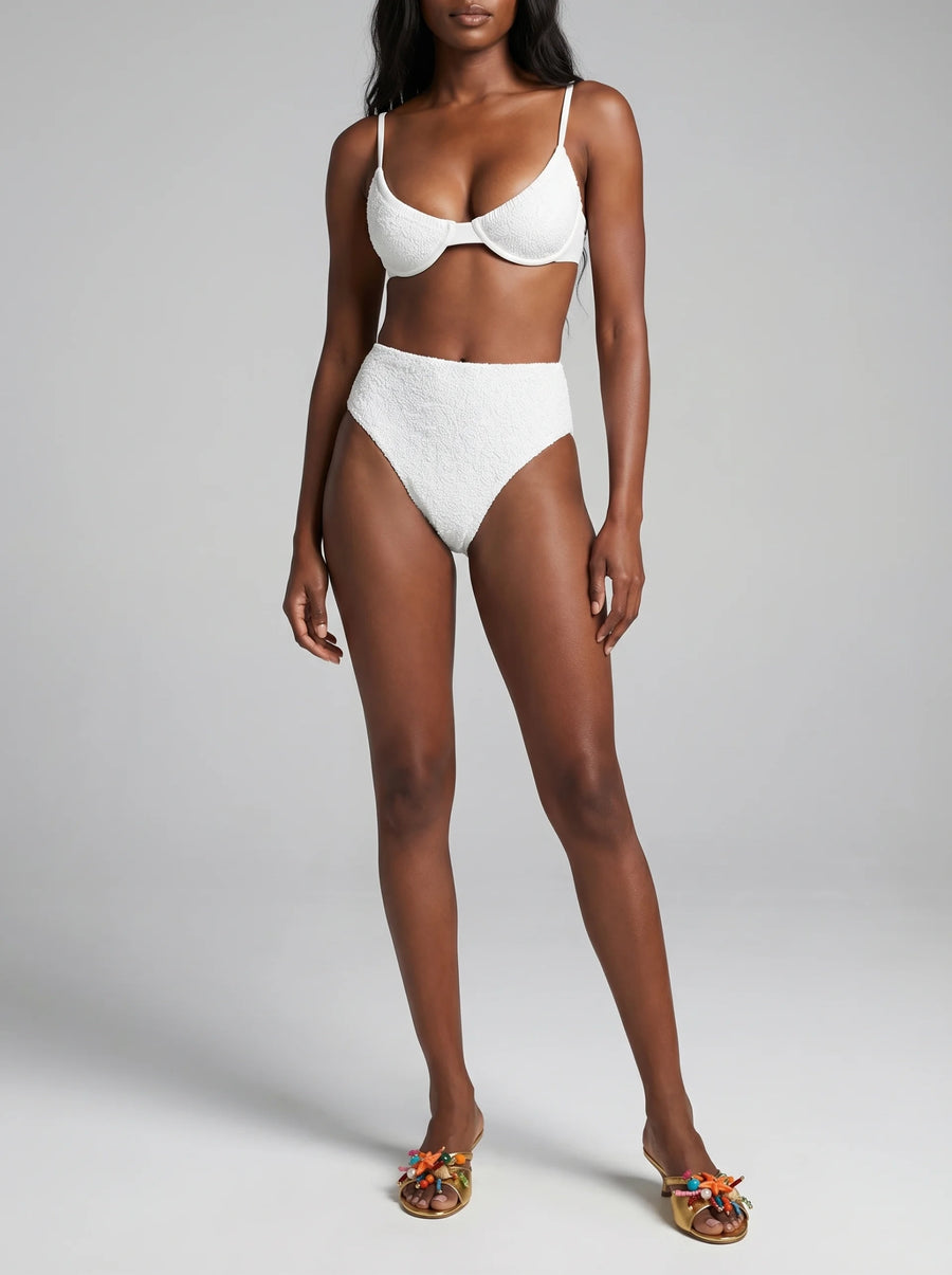 Ariel Hand Embroidered Underwire Bikini Bottom Multi Color