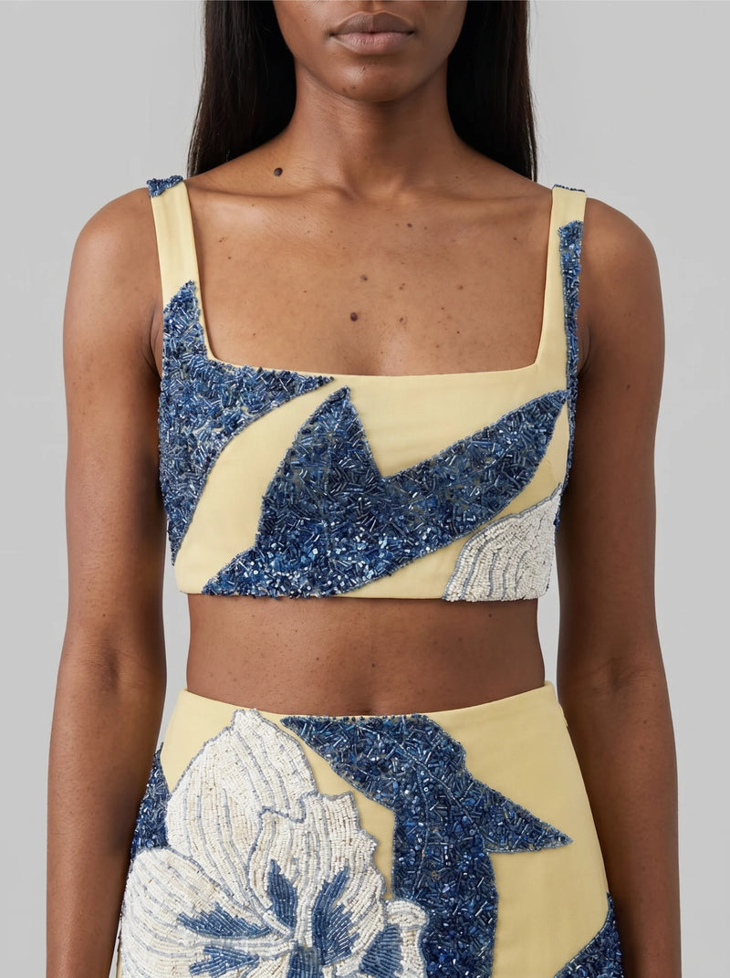 Sunshine Bloom Co-ord Top Oceanus x By Poppy