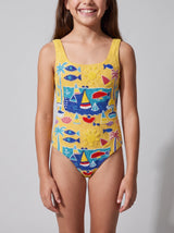 Lume Swell Kids Swimsuit Multi Colour