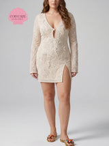 Curve Serena Sheer Mini Dress