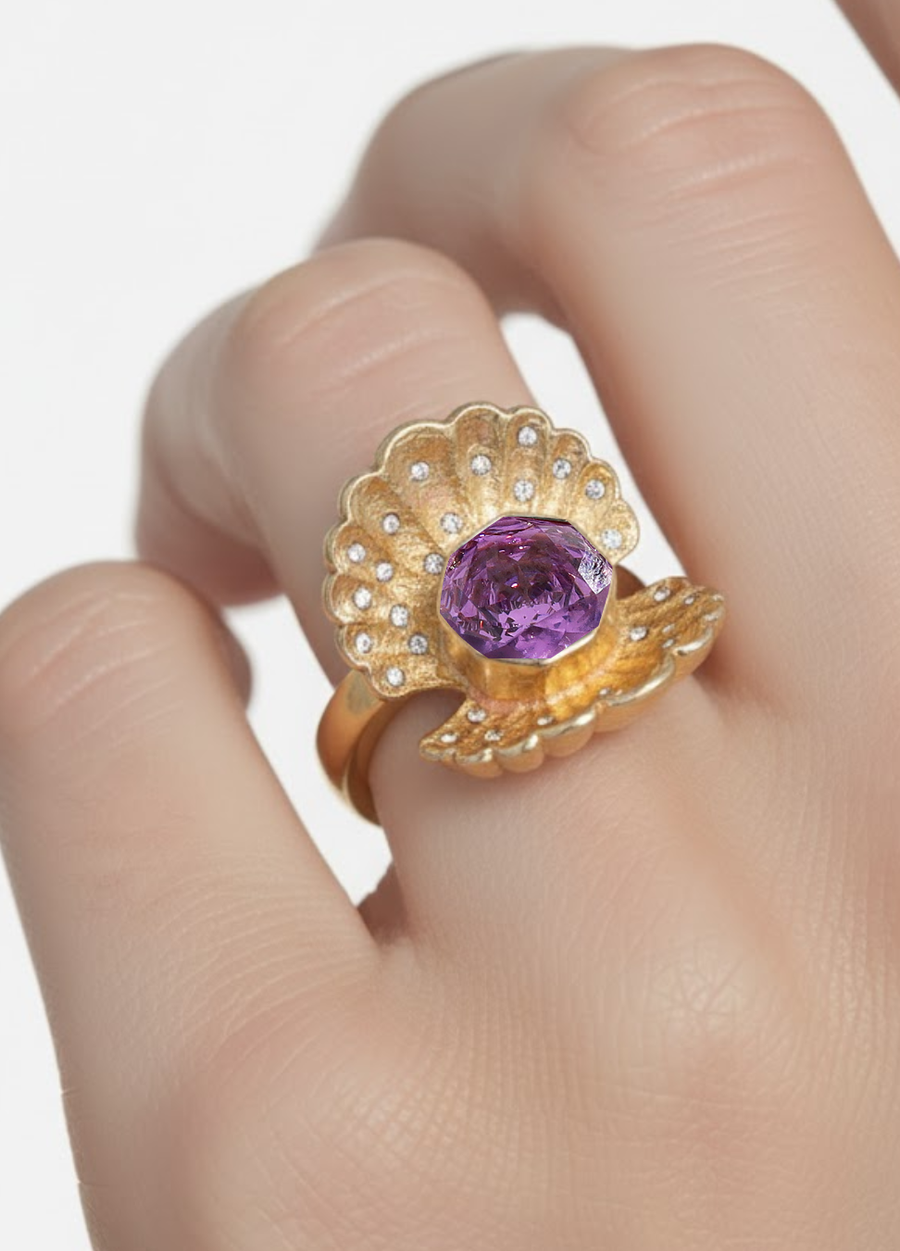 Shell Symphony Ring