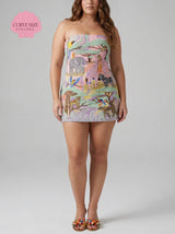 Curve Jungle Paradise Mini Dress