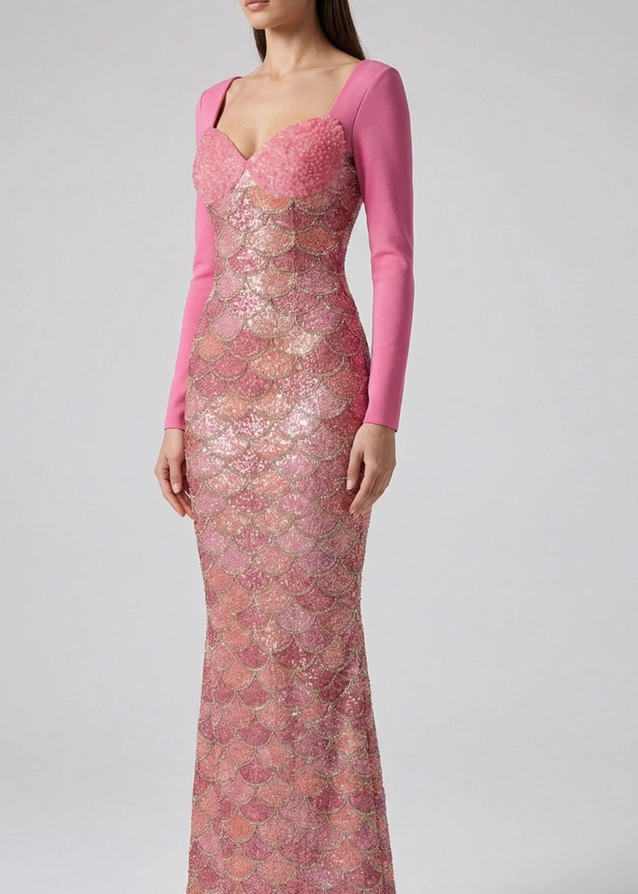 Disney | Oceanus Andrina Shell Bell Sleeve Dress