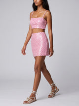 Mariposa Pink Co-ord Top