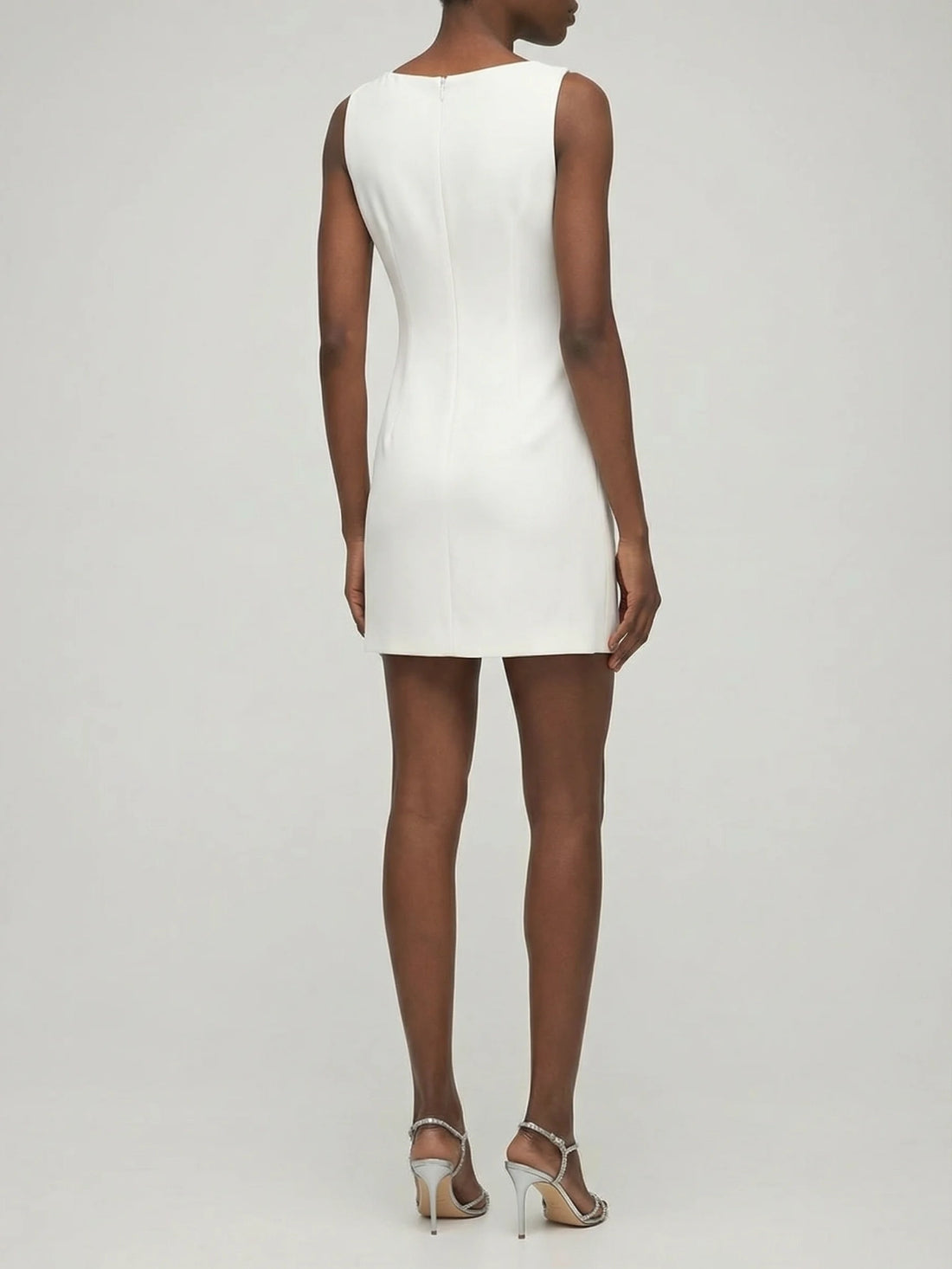 Royal Hibiscus Dress White