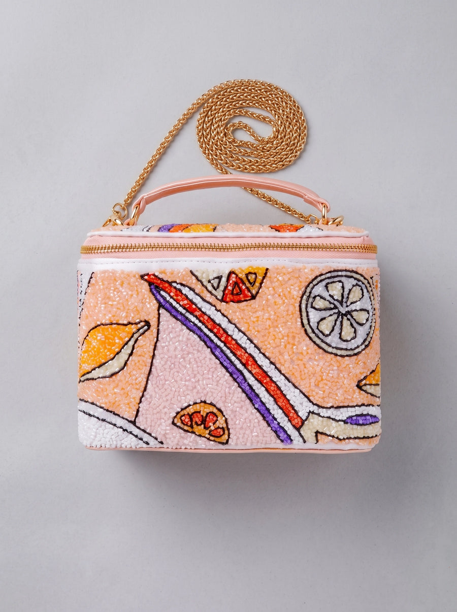 Palm Beach Orange Vanity Bag