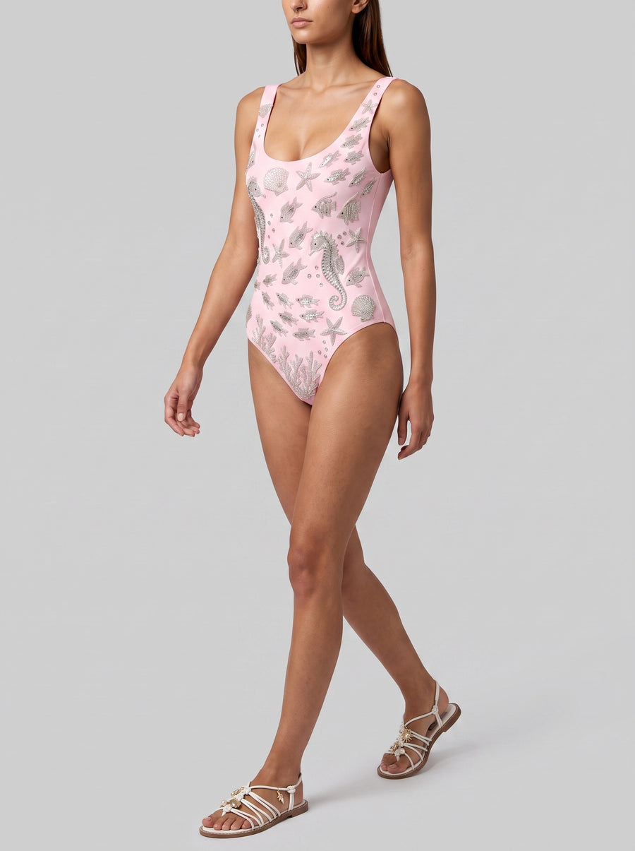 Coraline Pink Swimsuit