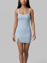 Sofia Arabella Blue Mini Dress