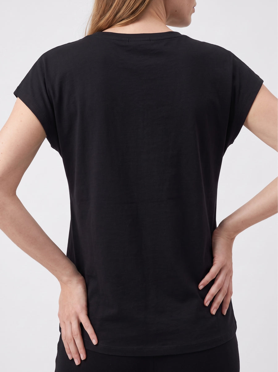 Dolphin Island Black T-Shirt