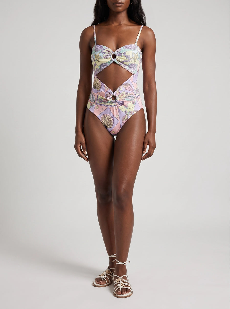Purple Viola Swimsuit