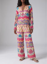 Shell Reverie Pink Multi Blouse