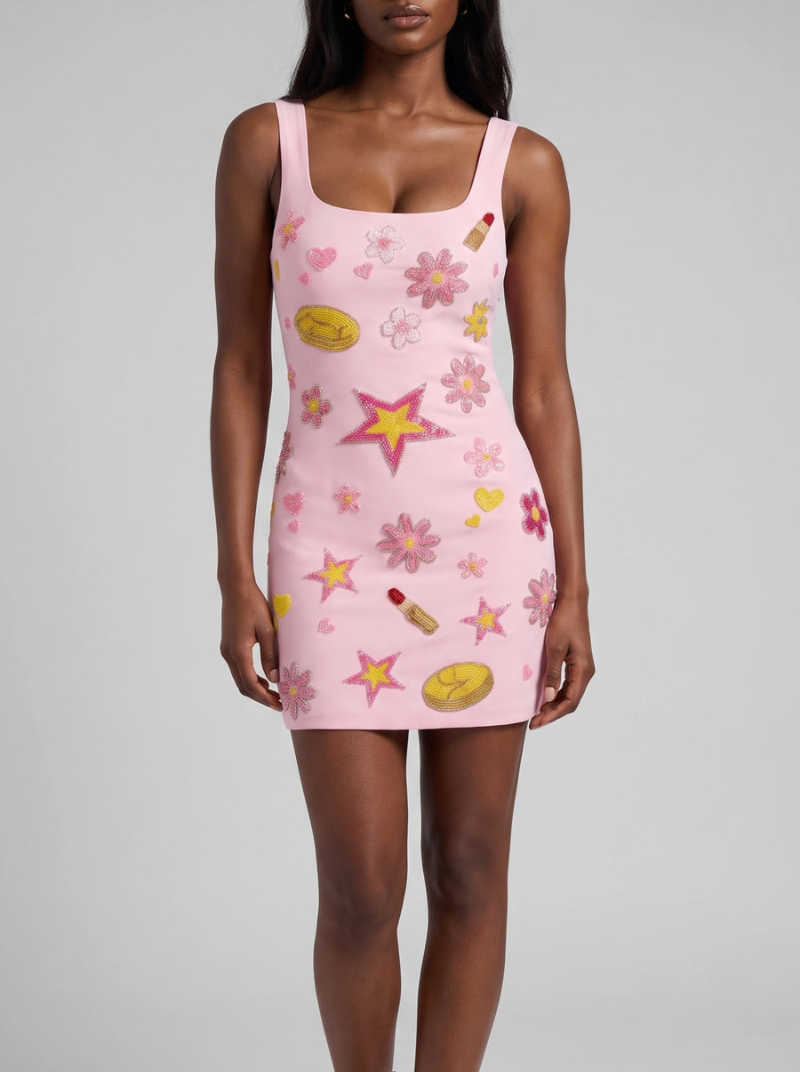 Totally Spies Lycra Mini Dress Cosmetic Pink