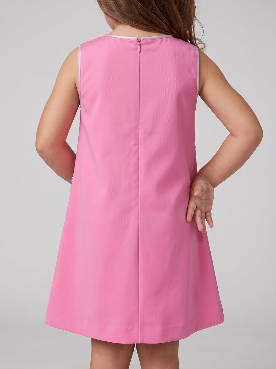 Oceanus | Disney Kids Seabreeze Fuschia dress