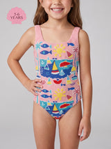 Lume Swell Kids Swimsuit Multi Colour