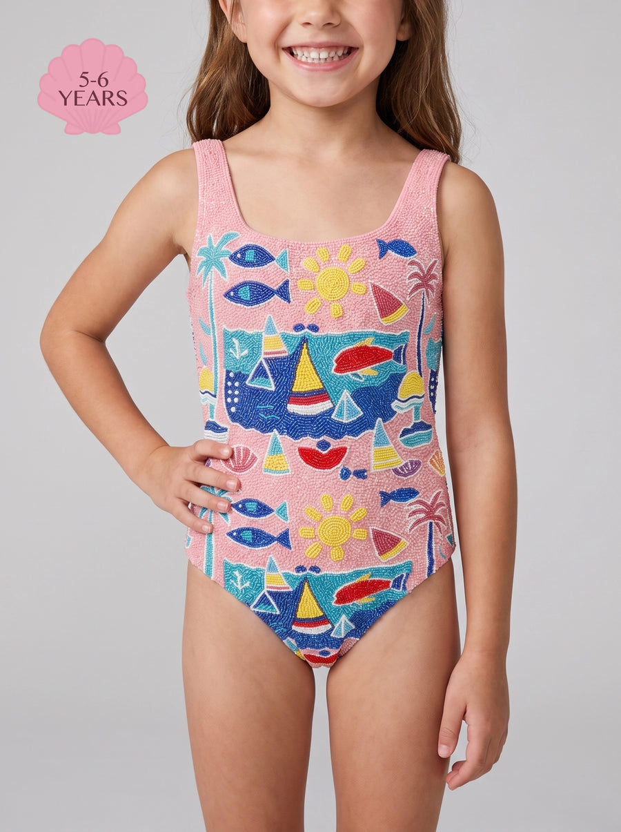 Lume Swell Kids Swimsuit Multi Colour