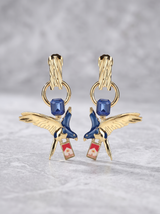 The Smoking Bird Earrings