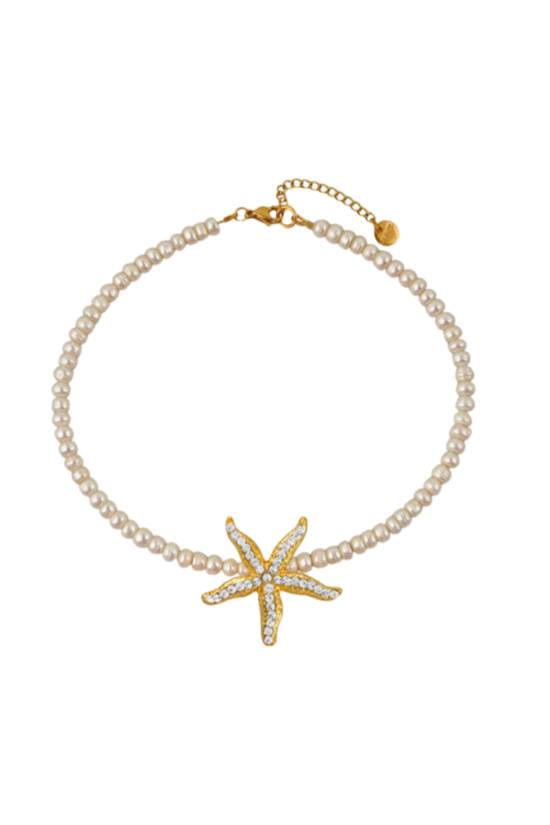 Sienna's Starfish Pearl Necklace Daphne x Oceanus