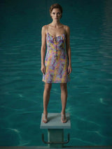 Tropical Blossom Mini Dress