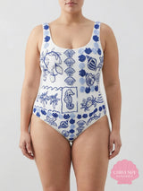 Marie Sea Fully Beaded Swimsuit