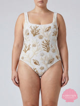 Ocean Treasure White Gold Swimsuit
