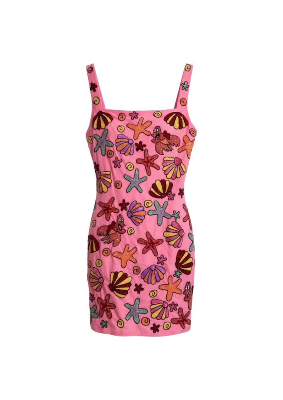 Disney | Oceanus Mar Lycra Dress in Pink - The Little Mermaid