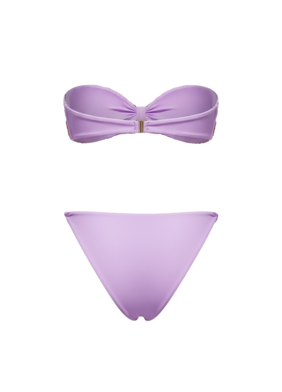 Quinn Clasp Closure Bikini Top Lilac