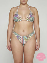 Talia Hand Embroidered Multi Colour Bikini Top