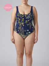 Curve Navy Enchanted Garden Swimsuit