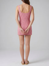 Disney | Oceanus Fully Hand Beaded Shell Dress Pink