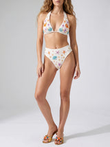 Scarlett Hand Embroidered Luxe Bikini Top