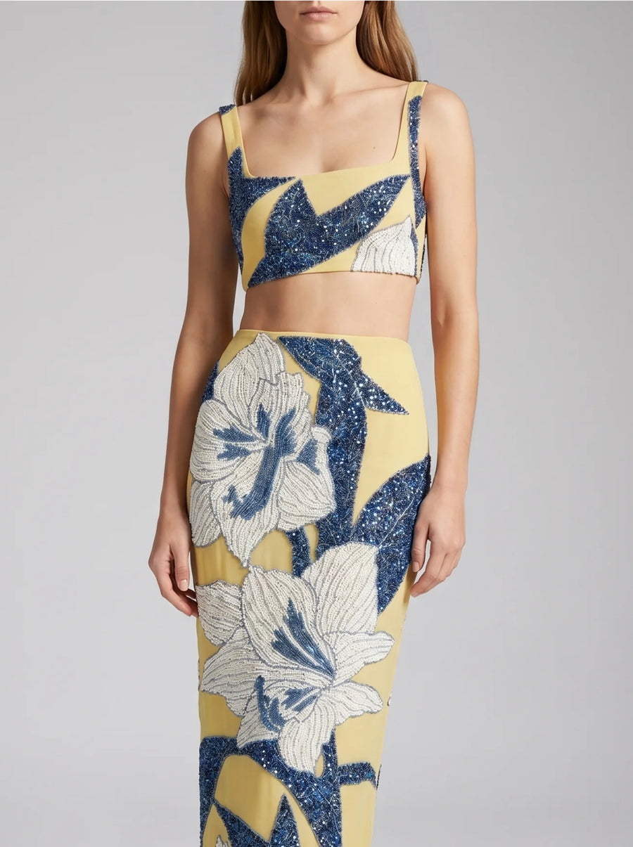 Sunshine Bloom Co-ord Top Oceanus x By Poppy