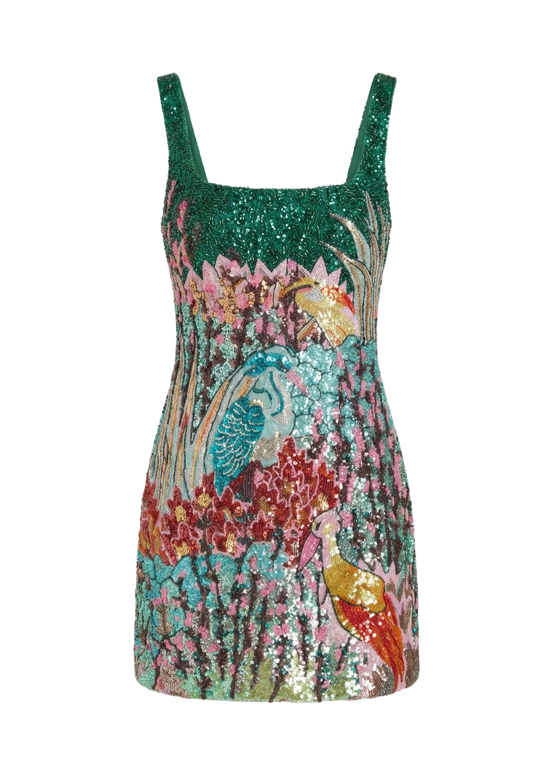 Montrose Green Mini Dress