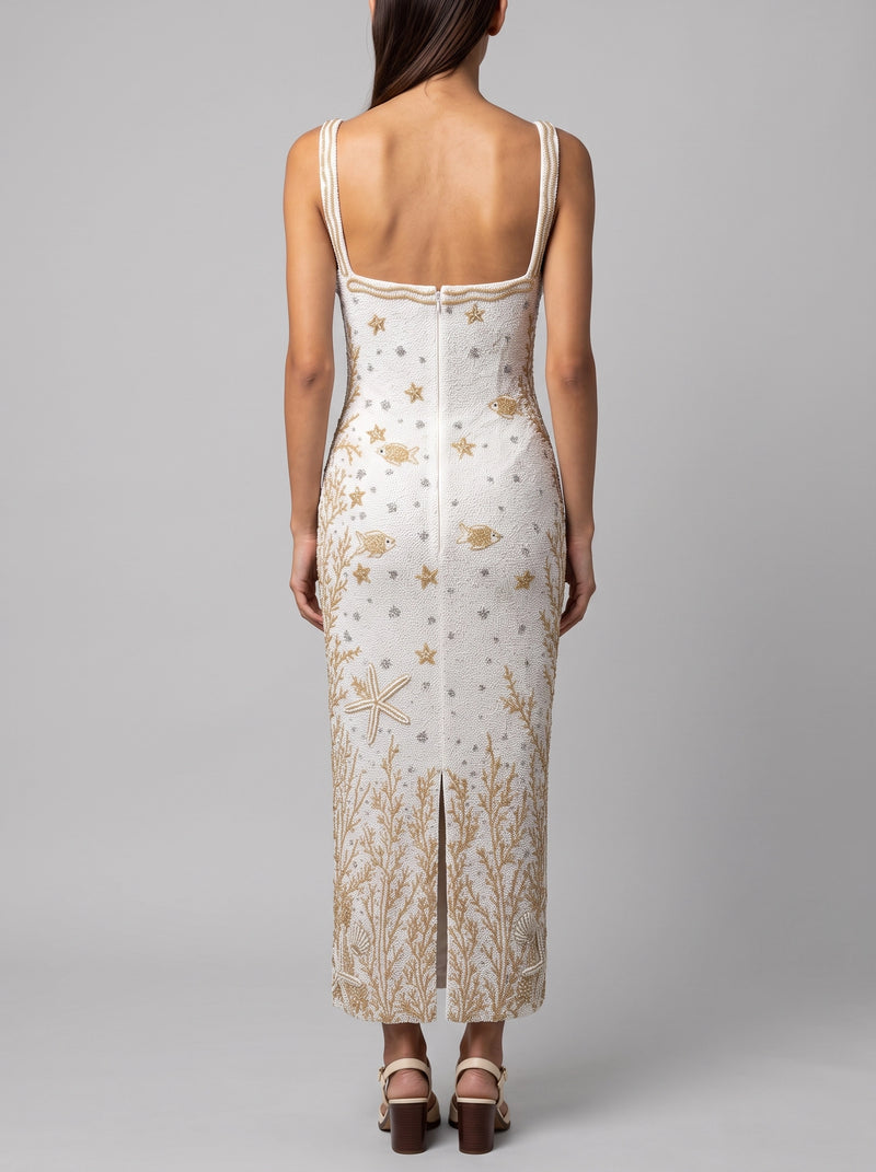 White Coastal Maxi Dress